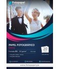 Papel Fotográfico Glossy A4 de 135g - 20, 50 y 100 unid.